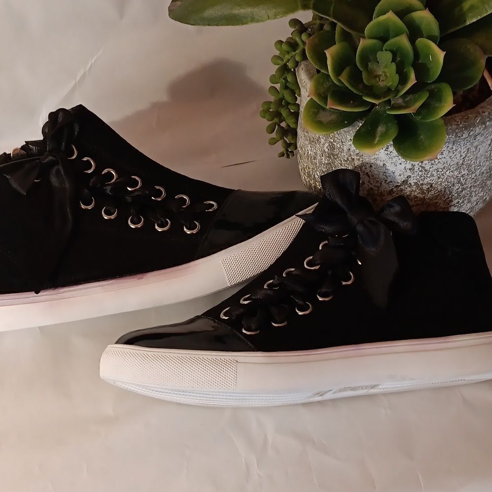 Midnight Velvet Hi-Top Sneakers - Picture 5 of 11